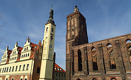 Altes Rathaus und Stadt- und Hauptkirche Gubin, Foto: terra press Berlin