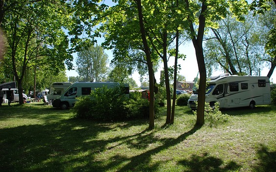 Marina Alter Hafen at Ziegeleipark Mildenberg Brickworks Park Camper Van Site