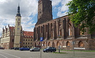 Stadt- und Hauptkirche mit Kulturhaus, Foto: Marketing und Tourismus Guben e.V.