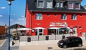 Außenansicht Pension und Café "Zur Möwe" Wittenberge