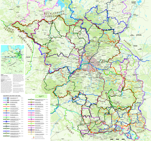 Cycling Map Brandenburg