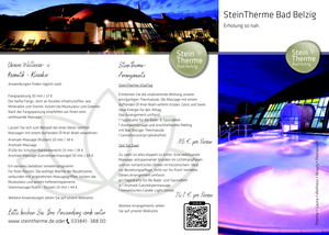 Flyer SteinTherme 2025