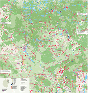 Radeln nach Zahlen - Knotenpunkt-Radkarte