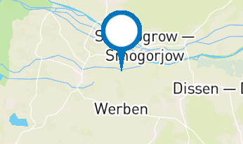 Osterfeuer in Werben/Wjerbno