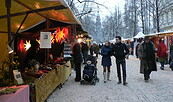 Adventsökomarkt im Schnee, Foto: Grüne Liga Berlin e.V.