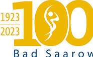 Logo 100 Jahre Bad Saarow, Foto: Förderverein Kurort Bad Saarow, Lizenz: Förderverein Kurort Bad Saarow