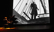 Graf v. Bothmer vertont den Stummfilmklassiker "Nosferatu", Foto: Maria Camilian, Lizenz: Deutsche Kinemathek
