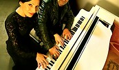 Ulrike Mai und Lutz Gerlach am Piano, Foto: Lutz Gerlach, Lizenz: Mai/ Gerlach