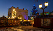 Weihnachtsmarkt "Blauer Lichterglanz" in Potsdam, Foto: Benjamin Genz, Lizenz: PMSG Potsdam Marketing und Service GmbH