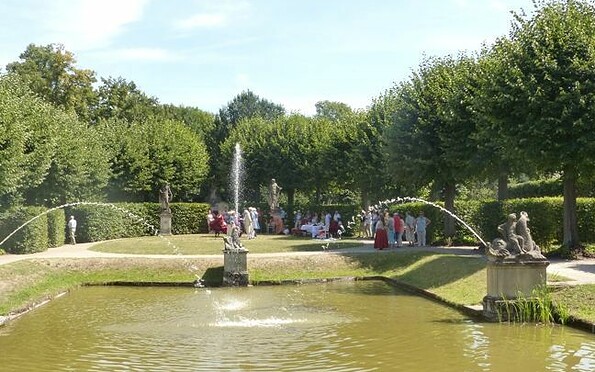 Blick in den Französischen Garten, Foto: Katrin Peter, Foto: Boris Aehnelt, Lizenz: Boris Aehnelt