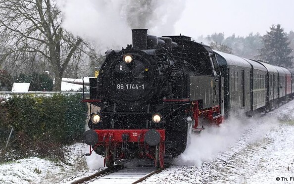 Mit dieser Tenderlokomotive sind wir unterwegs..., Foto: Thomas Fischer, Lizenz: Berliner Eisenbahnfreunde e. V. - Thomas Fischer
