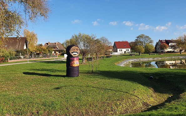 Halloween-Fest am Dorfteich Podelzig, Foto: M. Kalinowska Info Punkt Lebus