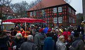 Kirchplatz Weihnacht, Foto: Heiko Bansen/ Juliane Wittig, Lizenz: Heiko Bansen/ Juliane Wittig