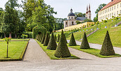 Barocker Klostergarten, Foto: Bernd Geller, Lizenz: Stiftung Stift Neuzelle