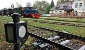 Zug am Bahnhof Loburg, Foto: Dampfzug-Betriebs-Gemeinschaft e.V.