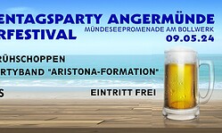 Herrentagsparty Angermünde 3. Bierfestival Mündeseepromenade am Bollwerk