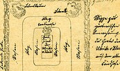 Ottomar Bachmann: Skizze zur Gestaltung des Grabes von Ulrike von Kleist, 1908 (Ausschnitt), Foto: Stiftung Kleist-Museum