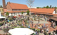 Blumenmarkt von oben, Foto: Anja Reinholz, Lizenz: Gemeinde WiesenburgMark