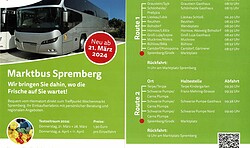 Marktbus für den Spremberger Wochenmarkt