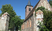 Kirche Brüssow, Foto: Anet Hoppe, Lizenz: tmu GmbH