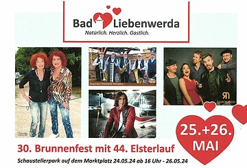 30. Brunnenfest mit 44. Elsterlauf in Bad Liebenwerda