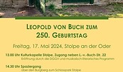2024-05-17_Leopold von Buch Stolpe, Foto: Uckermärkische Literaturgesellschaft e.V., Lizenz: Uckermärkische Literaturgesellschaft e.V.
