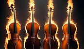 Cello-Quartett am Schiffshebewerk Niederfinow