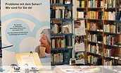 Aktionstag Auge 2023 in der Brigitte-Reimann-Stadtbibliothek Hoyerswerda, Foto: Zookultur/ Pia Gutsche, Lizenz: Zoo, Kultur und BIldung gGmbH