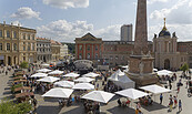 Treiben auf dem Alten Markt, Foto: André Stiebitz, Lizenz: Landeshauptstadt Potsdam