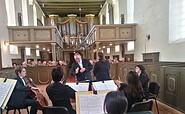 Konzert in der Kirche Gramzow, Foto: Katrin Zimmermann, Lizenz: Brandenburgisches Konzertorchester Eberswalde