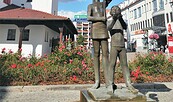 Brunnen am Rathaus, Foto: Fürstenwalder Tourismusverein e.V., Lizenz: F.T.V