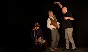 Iduna Hegen, Justus Carrière und Martin Molitor, Foto: Ewe Rafeldt, Lizenz: Theater Poetenpack