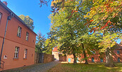 Kloster Zehdenick Innenhof, Foto: Elisabeth Kluge, Lizenz: Tourist-Information Zehdenick