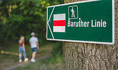 Wanderer auf der Baruther Linie, Foto: Laura Schneider, Lizenz: Landkreis Teltow-Fläming