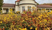 Altes Moorbad (Saarow Centrum) im Herbst, Foto: Tourismusverein Scharmützelsee, Lizenz: Tourismusverein Scharmützelsee