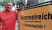 Andreas Winkelmann im Himmelreich, Foto: Campingplatz Himmelreich