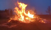 Osterfeuer, Foto: A. Loewe, Lizenz: Gemeinde Fehrbellin