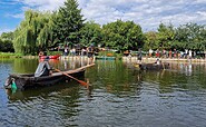 Brückenfest, Fischerstechen 2024, Foto: A. Loewe, Lizenz: Gemeinde Fehrbellin