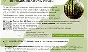 Flyer Dein Baumprojekt, Foto: Baumnetzwerk Lychen, Lizenz: Baumnetzwerk Lychen