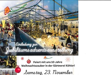 Jubiläumsadventsausstellung