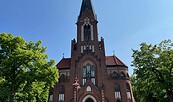 Ev. Kirche Eichwalde, Foto: Petra Förster, Lizenz: Tourismusverband Dahme-Seenland e.V.