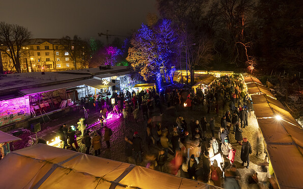 Nikolausmarkt auf dem Lottenhof, Foto: André Stiebitz, Lizenz: Potsdam Marketing und Service GmbH