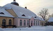 Eisenhütten- und Fischereimuseum im Winter, Foto: Nicole Mucha, Lizenz: Amt Peitz/Picnjo