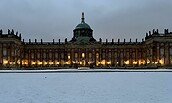 Neues Palais im Winter, Foto: Carlo Paulus, Lizenz: SPSG