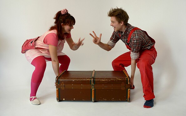 Preisgekröntes Autoren Duo, Foto: Theater aus dem Koffer, Lizenz: Theater aus dem Koffer