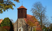 Ev. Kirche Bestensee, Foto: Petra Förster, Lizenz: Tourismusverband Dahme-Seenland e.V.