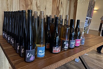 Kulinarische Naturweinprobe mit Wein aus unserer Region