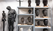 Plastiken im Kunstarchiv Beeskow, Foto: Kevin Fuchs/Museum Utopie und Alltag
