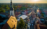 Spreewaldfest von Oben, Foto: Leon Kopsch, Lizenz: STI Lübbenau e.V.