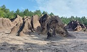 Spülrippen bei Plessa, Foto: Petra Wießner, Naturwacht Brandenburg, Lizenz: NaturSchutzFonds Brandenburg